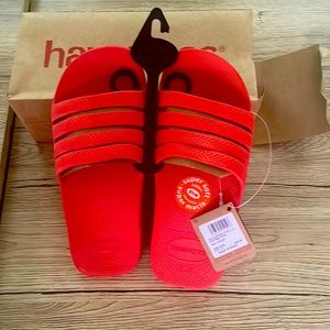 NEW W TAGS Havaianas Slides 7/8W 6/7M